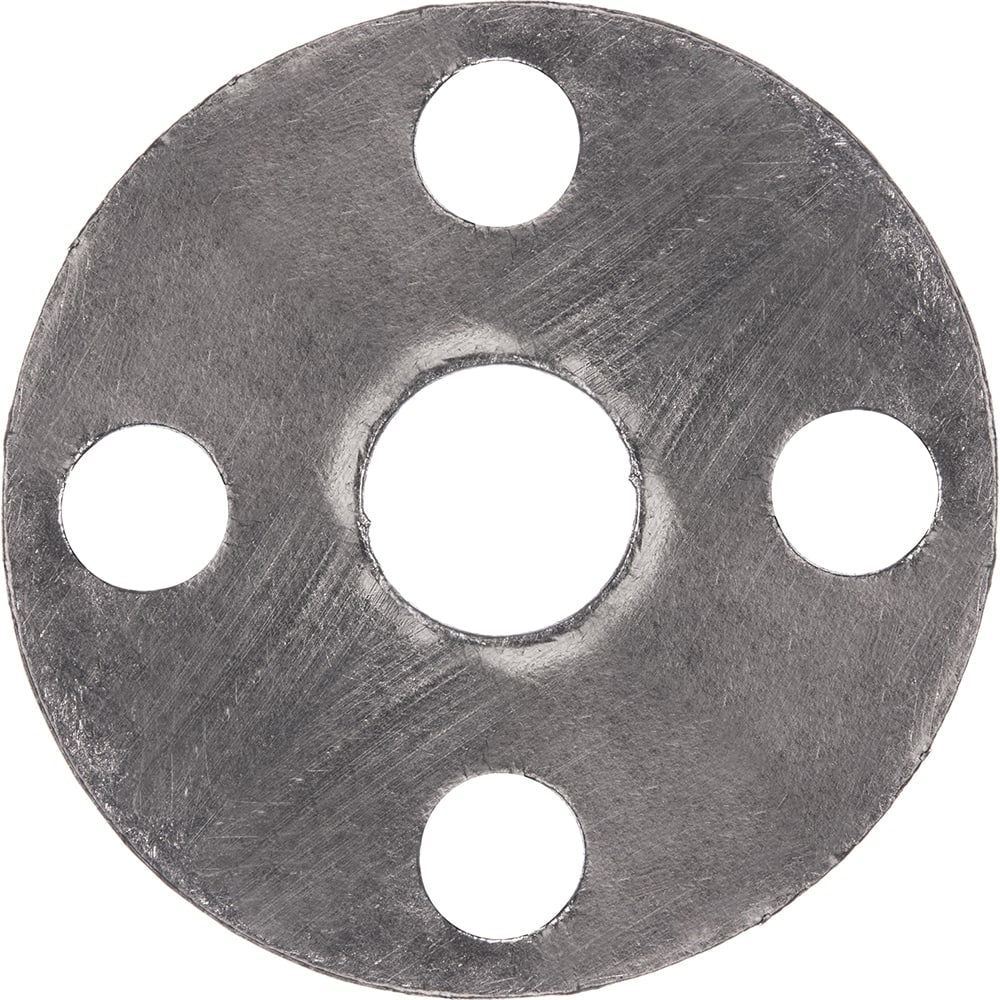 USA Sealing - Flange Gasketing; Nominal Pipe Size: 1-1/2 (Inch); Inside Diameter (Inch): 2 ; Thickness: 1/8 (Inch); Outside Diameter (Inch): 6-1/8 ; Material: Graphite with Stainless Steel Insert ; Color: Dark Gray - Exact Industrial Supply