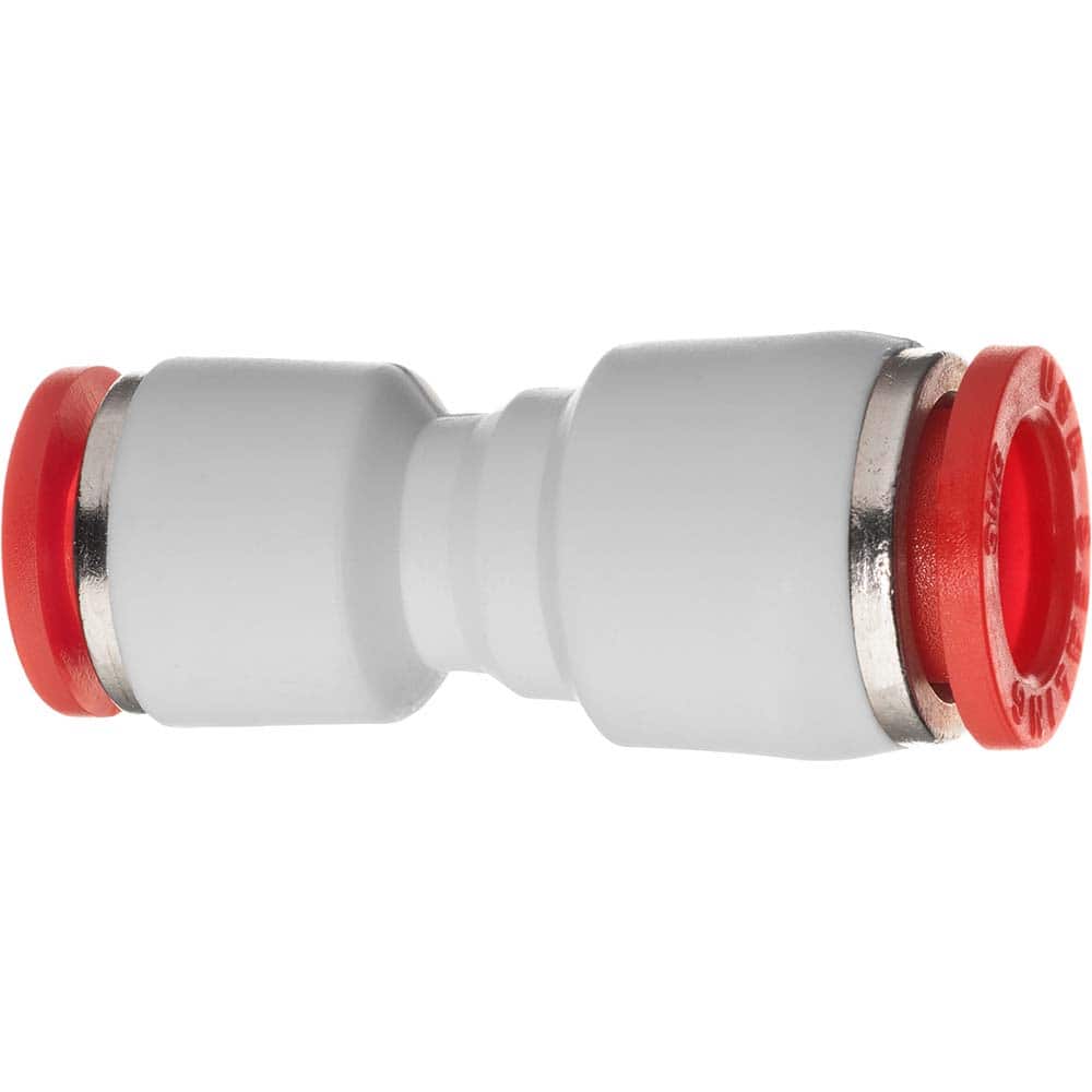 USA Sealing - Plastic Push-To-Connect Tube Fittings Type: Reducing Union Tube Outside Diameter (mm): 10 x 8 - USA Tool & Supply