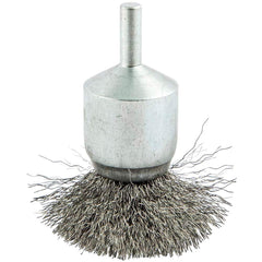 Norton - End Brushes Brush Diameter (Inch): 2 Fill Material: Carbon Steel - USA Tool & Supply