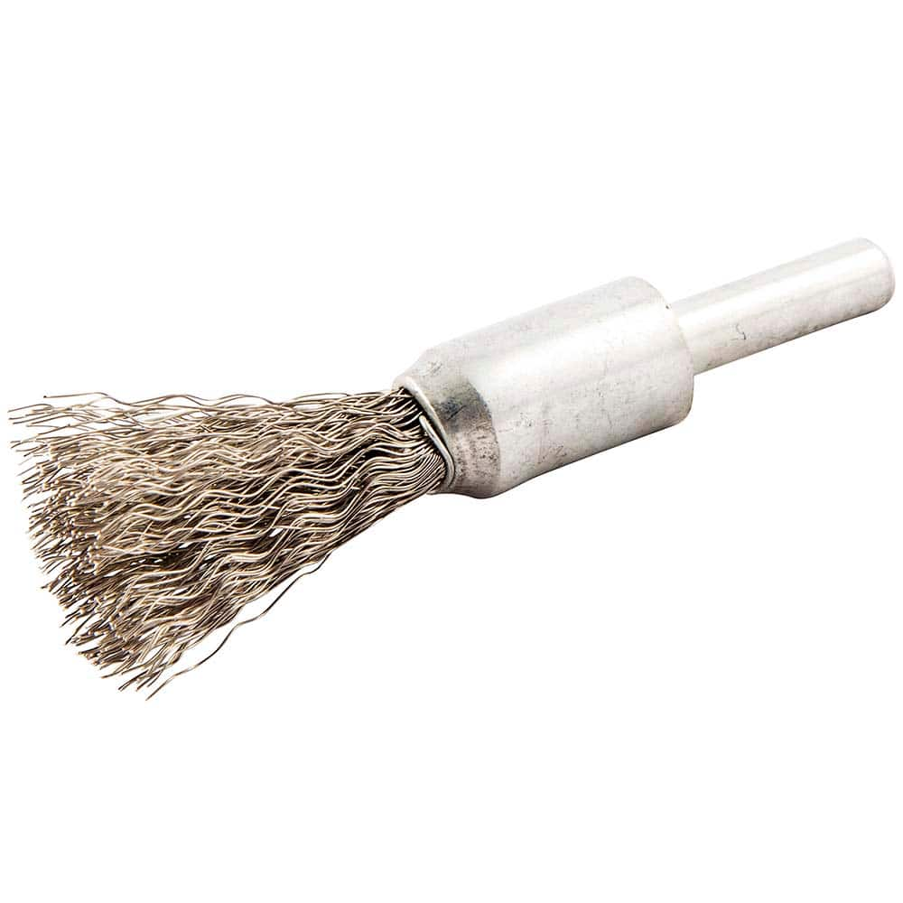 Norton - End Brushes Brush Diameter (Inch): 1/2 Fill Material: Stainless Steel - USA Tool & Supply