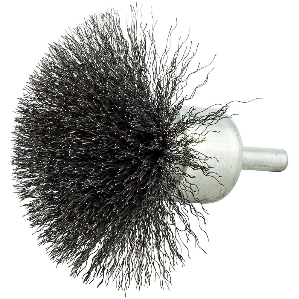 Norton - End Brushes Brush Diameter (Inch): 3 Fill Material: Carbon Steel - USA Tool & Supply