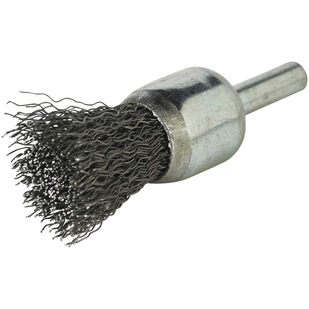 Norton - End Brushes Brush Diameter (Inch): 3/4 Fill Material: Carbon Steel - USA Tool & Supply