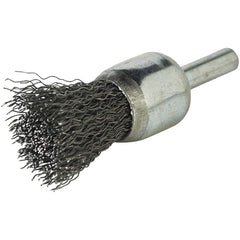 Norton - End Brushes Brush Diameter (Inch): 3/4 Fill Material: Carbon Steel - USA Tool & Supply