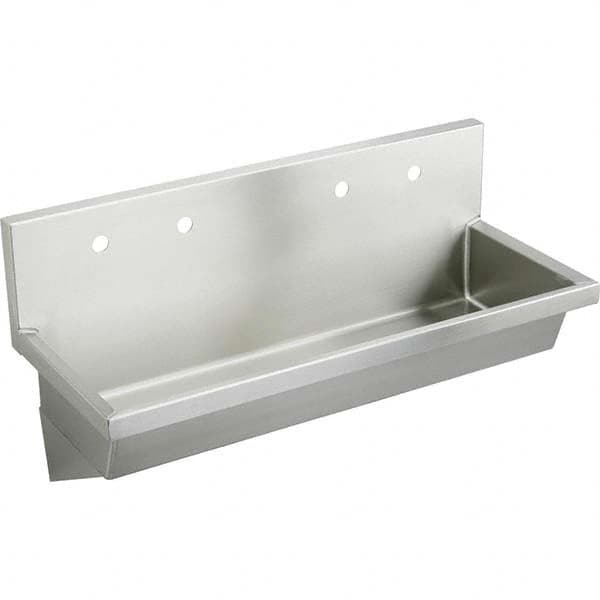 ELKAY - Stainless Steel Sinks Type: Multiple Wash-Station Outside Length: 48 (Inch) - USA Tool & Supply