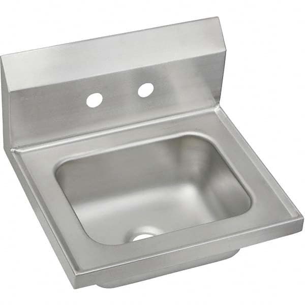 ELKAY - Stainless Steel Sinks Type: Hand Sink Outside Length: 16-3/4 (Inch) - USA Tool & Supply