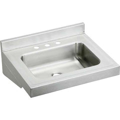 ELKAY - Stainless Steel Sinks Type: Lavatory Sink-Wall Hung Outside Length: 22 (Inch) - USA Tool & Supply