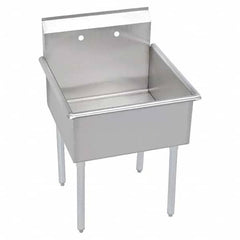 ELKAY - Stainless Steel Sinks Type: Scullery Sink Outside Length: 27 (Inch) - USA Tool & Supply