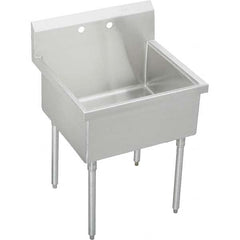 ELKAY - Stainless Steel Sinks Type: Scullery Sink Outside Length: 39 (Inch) - USA Tool & Supply