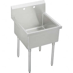 ELKAY - Stainless Steel Sinks Type: Scullery Sink Outside Length: 27 (Inch) - USA Tool & Supply