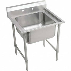 ELKAY - Stainless Steel Sinks Type: Scullery Sink Outside Length: 27 (Inch) - USA Tool & Supply