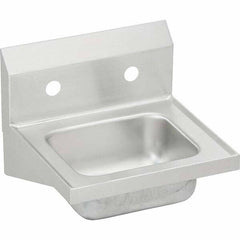 ELKAY - Stainless Steel Sinks Type: Hand Sink Outside Length: 16-3/4 (Inch) - USA Tool & Supply