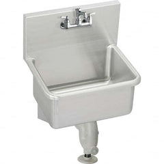 ELKAY - Stainless Steel Sinks Type: Utility Sink Outside Length: 25 (Inch) - USA Tool & Supply