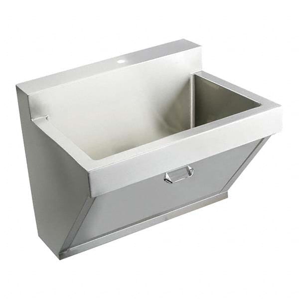 ELKAY - Stainless Steel Sinks Type: Surgeon's Scrub Sink Outside Length: 30 (Inch) - USA Tool & Supply