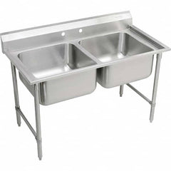 ELKAY - Stainless Steel Sinks Type: Scullery Sink Outside Length: 47-1/4 (Inch) - USA Tool & Supply