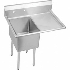 ELKAY - Stainless Steel Sinks Type: Scullery Sink Outside Length: 50-1/2 (Inch) - USA Tool & Supply