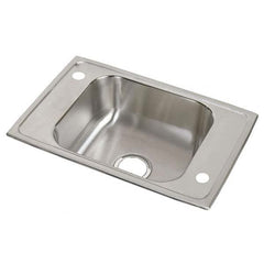 ELKAY - Stainless Steel Sinks Type: Drop In Sink Outside Length: 25 (Inch) - USA Tool & Supply