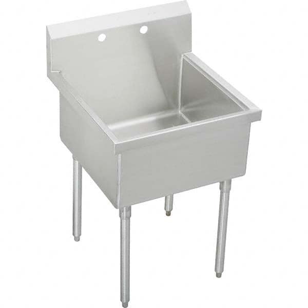 ELKAY - Stainless Steel Sinks Type: Scullery Sink Outside Length: 33 (Inch) - USA Tool & Supply