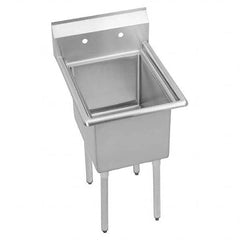 ELKAY - Stainless Steel Sinks Type: Scullery Sink Outside Length: 23 (Inch) - USA Tool & Supply