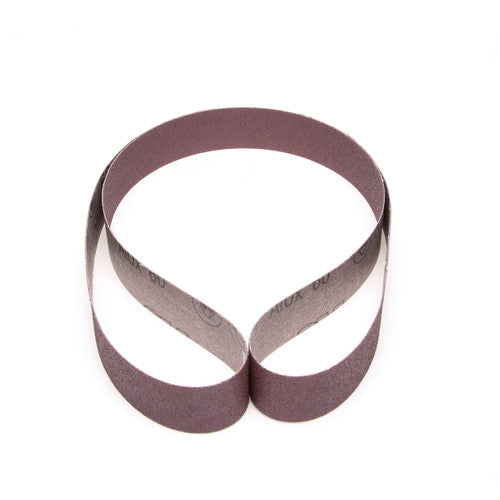 3M Cloth Belt 341D P320 X-weight 6″ × 48″ Top Butt 45 Degree Angle - Exact Industrial Supply