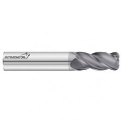 20mm Dia. x 100mm Overall Length 4-Flute 3mm C/R Solid Carbide SE End Mill-Round Shank-Center Cut-FC18 - USA Tool & Supply