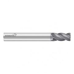 6mm Dia. x 50mm Overall Length 4-Flute 1mm C/R Solid Carbide SE End Mill-Round Shank-Center Cut-FC18 - USA Tool & Supply