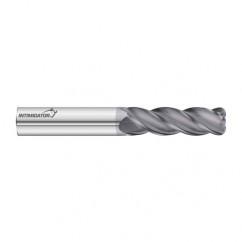 5/8 Dia. x 5 Overall Length 4-Flute .090 C/R Solid Carbide SE End Mill-Round Shank-Center Cut-FC18 - USA Tool & Supply
