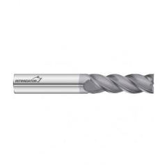 1/2 Dia. x 4 Overall Length 4-Flute Square End Solid Carbide SE End Mill-Round Shank-Center Cut-FC18 - USA Tool & Supply