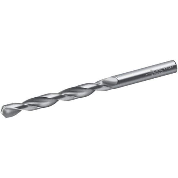 Walter-Titex - 5.9mm 118° Solid Carbide Jobber Drill - Bright Finish, Right Hand Cut, Spiral Flute, Straight Shank, 93mm OAL, N Point - USA Tool & Supply