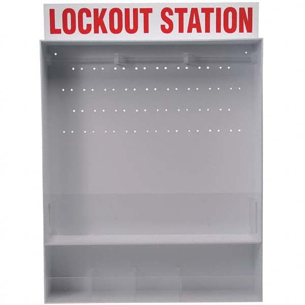 Brady - Empty Polystyrene Lockout Device Station - USA Tool & Supply