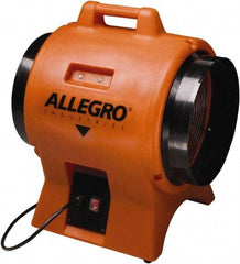 Allegro - 12" Inlet, Electric AC Axial Blower - 1 hp, 2,180 CFM (Free Air), 230 Max Voltage Rating - USA Tool & Supply