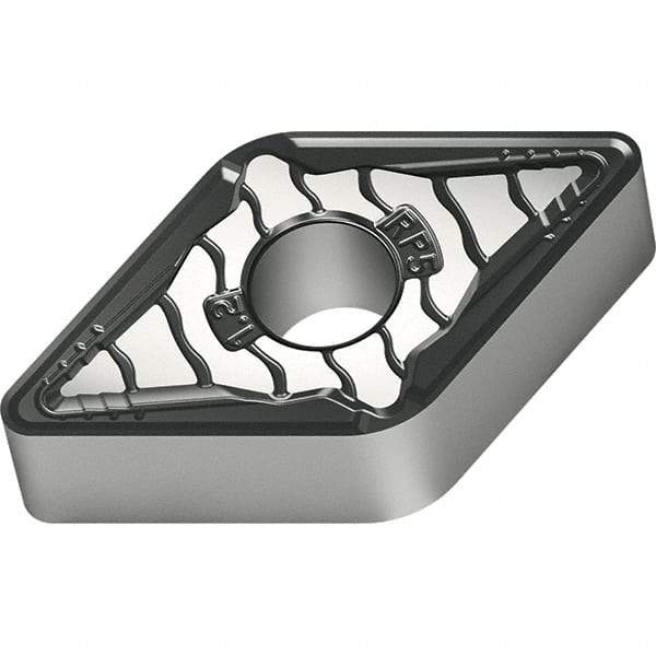 Walter - DNMG442 RP5 Grade WKK20S Carbide Turning Insert - TiCN/Al2O3/TiCN Finish, 55° Diamond, 1/2" Inscr Circle, 1/4" Thick, 1/32" Corner Radius - USA Tool & Supply