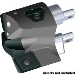 Series KSEM Plus, Head Connection FDS63, 63mm Max Drill Diam, Indexable Interchangeable Pilot Head KSEMP2700HPGM Pilot Drill, 27mm Pilot Drill Diam, Takes 3 Nonpilot Inserts, 40mm Head Length