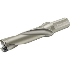 Walter - 176mm Max Drill Depth, 4xD, 44mm Diam, Indexable Insert Drill - 2 Inserts, 40mm Shank Diam, Flange Shank - USA Tool & Supply
