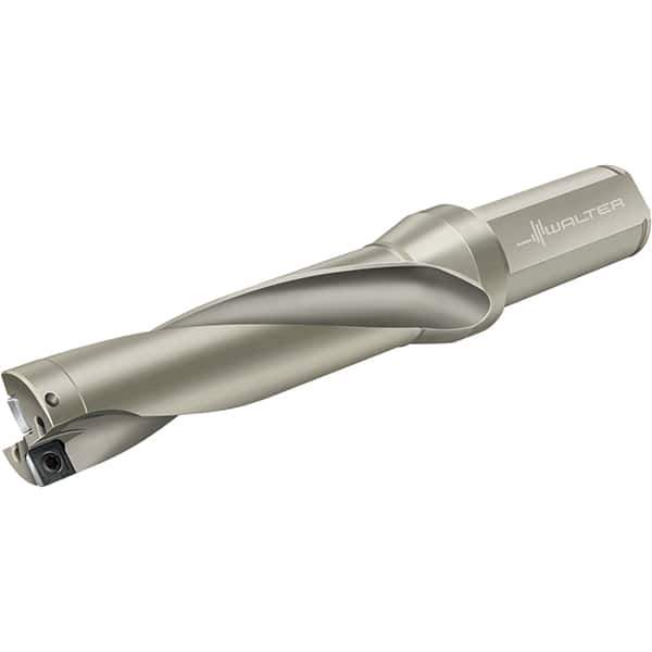 Walter - 168mm Max Drill Depth, 4xD, 42mm Diam, Indexable Insert Drill - 2 Inserts, 40mm Shank Diam, Flange Shank - USA Tool & Supply