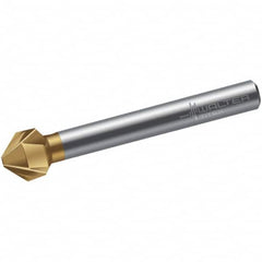 Walter-Titex - 6mm Head Diam, 5mm Shank Diam, 3 Flute 90° High Speed Steel Countersink - USA Tool & Supply