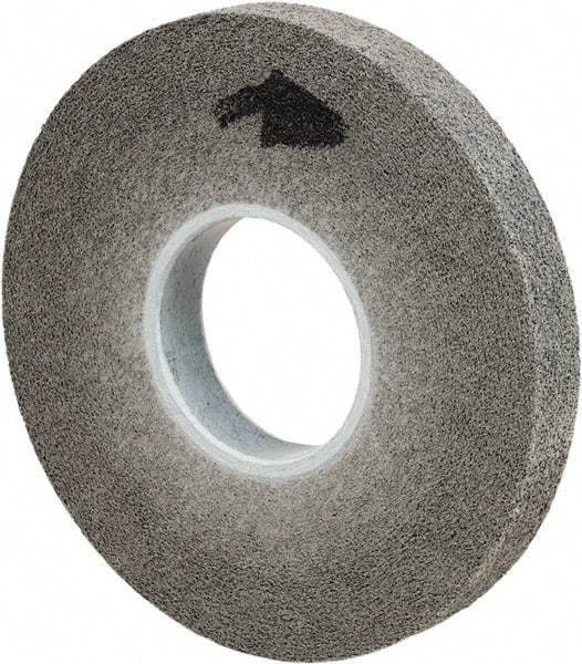 3M - 8" Diam, 1" Face Width, 3" Center Hole, Fine Grade, Silicon Carbide Deburring Wheel - Convolute, Soft Density 9 Grade, 4,500 RPM - USA Tool & Supply