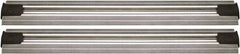 Quantum Storage - 2-1/2" Wide, Open Shelving Accessory/Component - Aluminum, Anodized Aluminum Finish, 144" Long, Use with Wire Shelving Units - USA Tool & Supply