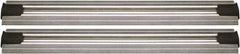 Quantum Storage - 2-1/2" Wide, Open Shelving Accessory/Component - Aluminum, Anodized Aluminum Finish, 132" Long, Use with Wire Shelving Units - USA Tool & Supply