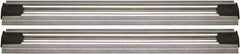 Quantum Storage - 2-1/2" Wide, Open Shelving Accessory/Component - Aluminum, Anodized Aluminum Finish, 108" Long, Use with Wire Shelving Units - USA Tool & Supply
