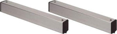 Quantum Storage - 2" Wide, Open Shelving Accessory/Component - Aluminum, Anodized Aluminum Finish, 30" Long, Use with Wire Shelving Units - USA Tool & Supply