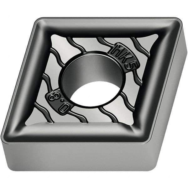 Walter - CNMG644 MK5 Grade WKK10S Carbide Turning Insert - TiCN/Al2O3/TiCN Finish, 80° Diamond, 3/4" Inscr Circle, 1/4" Thick, 1/16" Corner Radius - USA Tool & Supply