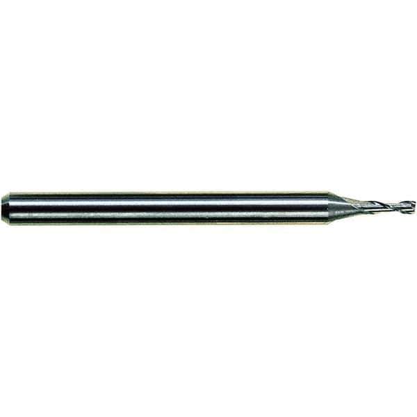 M.A. Ford - 2mm, 9mm LOC, 3mm Shank Diam, 38mm OAL, 2 Flute, Solid Carbide Square End Mill - Single End, Uncoated, 30° Helix, Centercutting, Right Hand Cut, Right Hand Flute, Series 121 - USA Tool & Supply