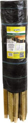 Tenax - 100' Long" x 24" High Silt Fence - Black Woven Polypropylene, For Erosion Control - USA Tool & Supply