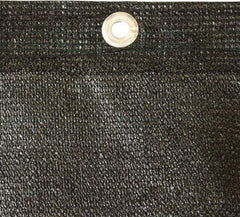 Tenax - Woven Polypropylene Privacy Screen - Black - USA Tool & Supply