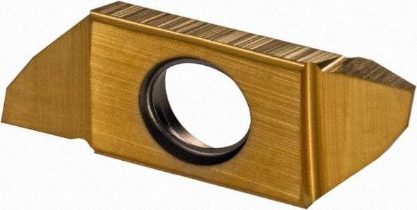 Iscar - SCIR22 Grade IC1008 Carbide Turning Insert - TiN/TiAlN Finish, 90° Irregular, 3mm Thick - USA Tool & Supply