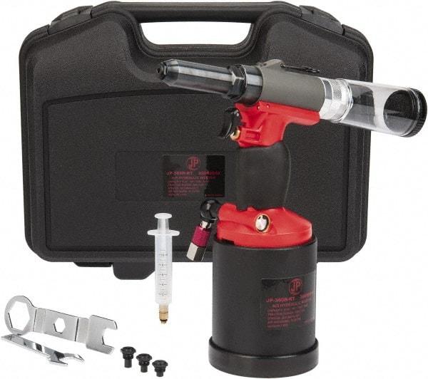 PRO-SOURCE - 3/16, 7/32, 1/4 & 5/16" Capacity, Air Riveter - 4 CFM, 22.5mm Long Stroke, 1/4 NPT Inlet - USA Tool & Supply