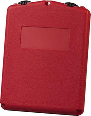 Justrite - 1 Piece Red Document Holders-Certificate/Document - 14-1/2" High x 11" Wide - USA Tool & Supply
