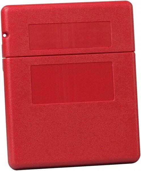 Justrite - 1 Piece Red Document Holders-Certificate/Document - 12-1/2" High x 10-1/4" Wide - USA Tool & Supply