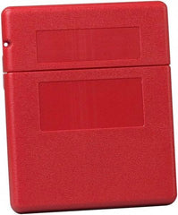 Justrite - 1 Piece Red Document Holders-Certificate/Document - 12-1/2" High x 10-1/4" Wide - USA Tool & Supply