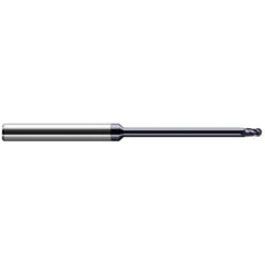 Harvey Tool - Ball End Mills; Mill Diameter (mm): 1.50 ; Mill Diameter (Decimal Inch): 0.0591 ; Number of Flutes: 4 ; Length of Cut (mm): 2.2000 ; Length of Cut (Decimal Inch): 0.0866 ; Material: Solid Carbide - Exact Industrial Supply